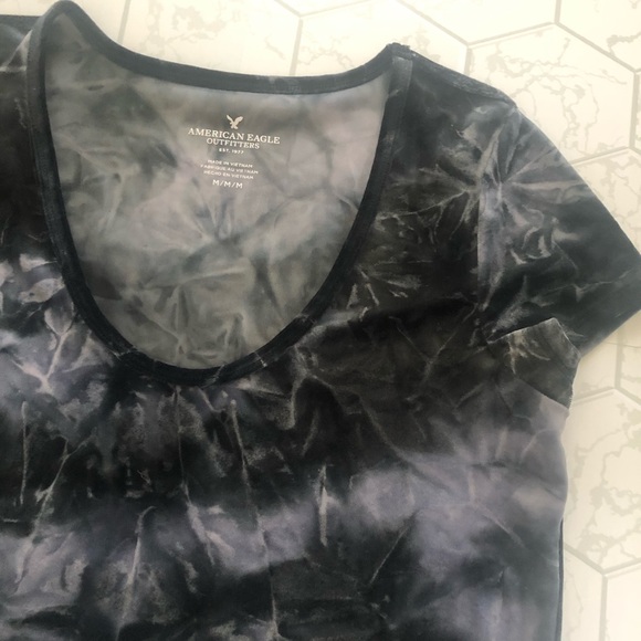 AE Tie Dye Velvet Top - Picture 5 of 9